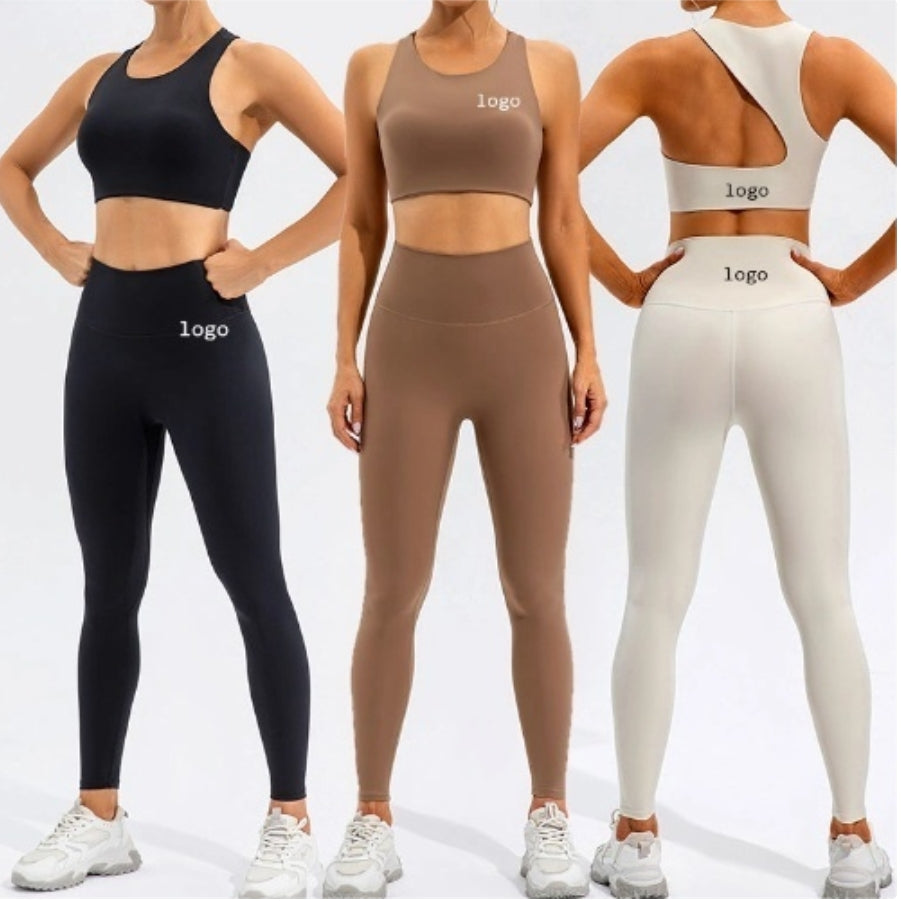 High Waist Slimming Running Sports Fitness Yoga Suit Wear