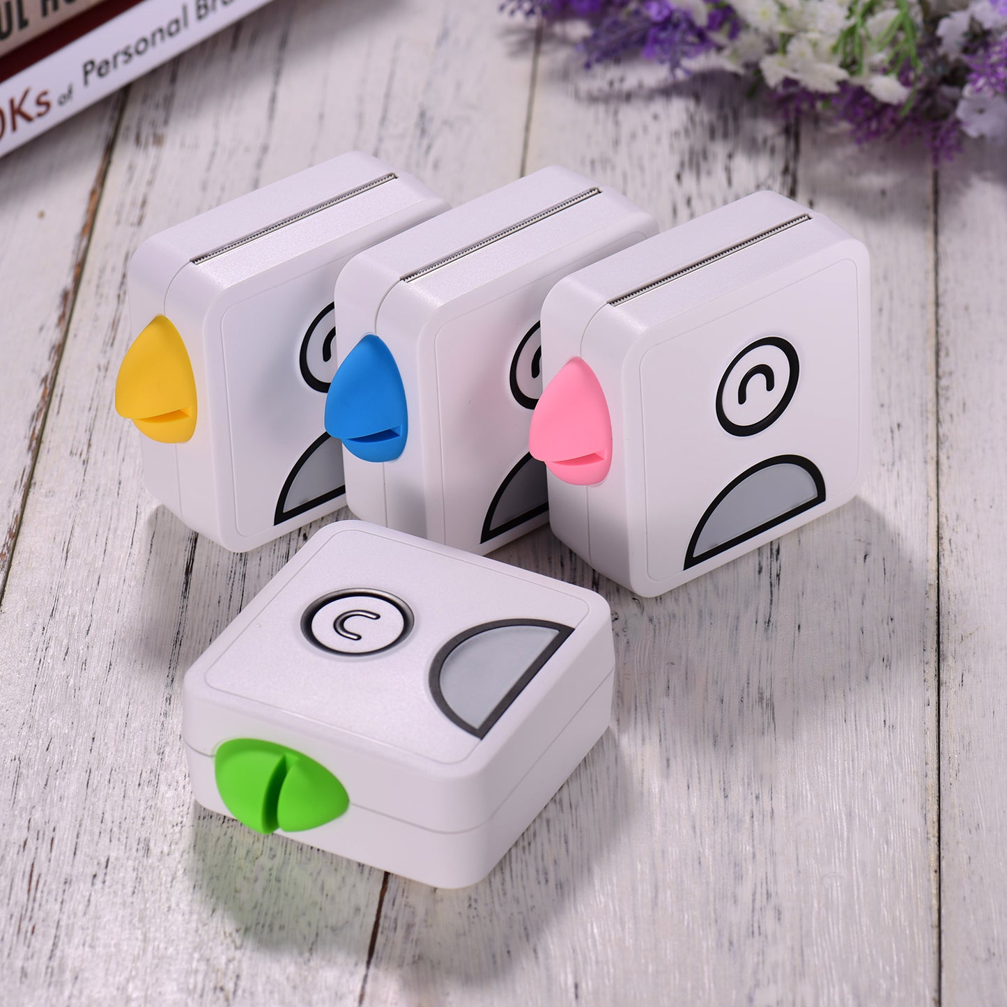Wireless Mobile Printer 203DPI Bluetooth Connection for Journal Crafts Travel Photos for Mobile Phone with 1 Roll Paper 57*30mm Pink