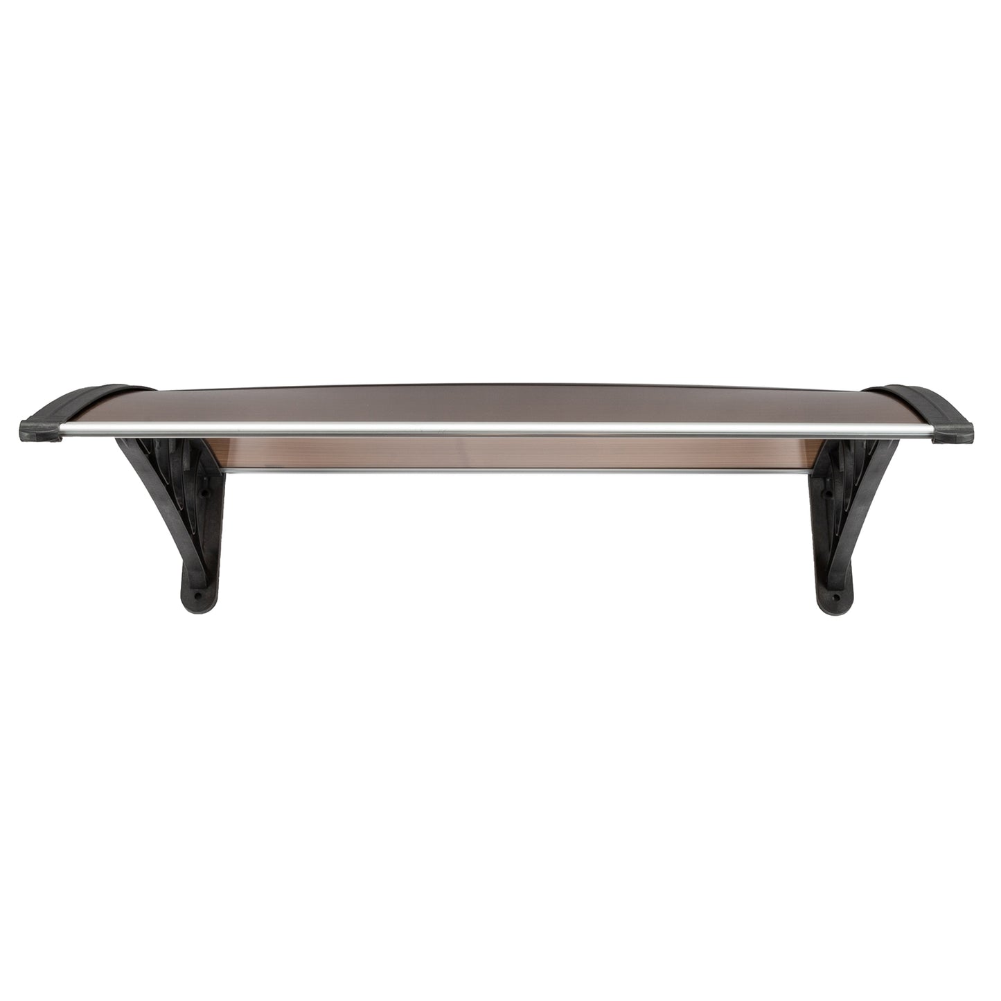 HT-100 x 96cm Household Application Door & Window Rain Cover Eaves Brown Board & Black Holder