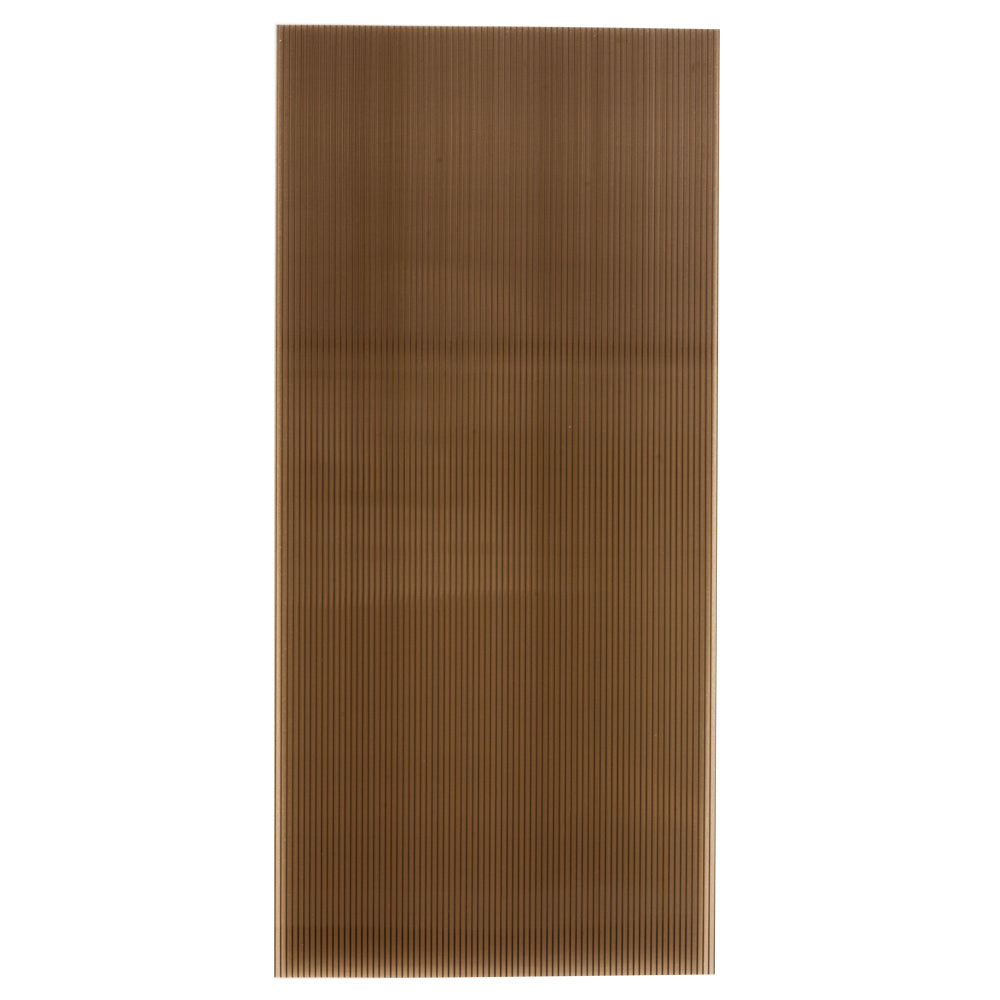 HT-100 x 96cm Household Application Door & Window Rain Cover Eaves Brown Board & Black Holder