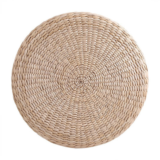 Round futon tatami cushion floor mat straw meditation soft mat
