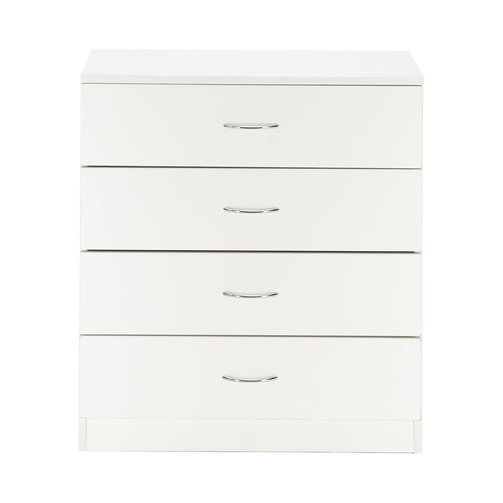 Modern Simple 3-Drawer Table Nightstand Dresser Black