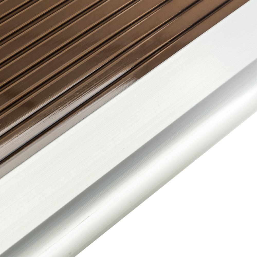 HT-100 x 96cm Household Application Door & Window Rain Cover Eaves Brown Board & Black Holder