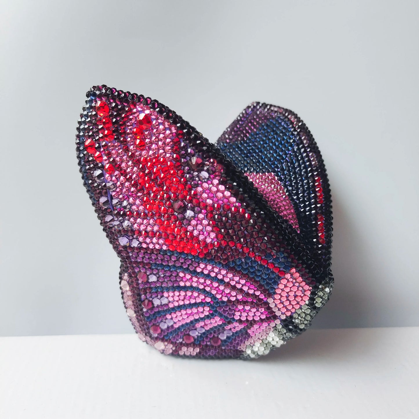 Women Butterfly Gems Evening Minaudiere Clutch Bags Women Crystals Purses and Handbags Bridal Wedding Purse Luxury Clutch Bag