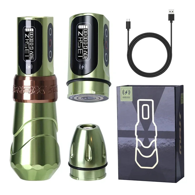 FK Iron Flux Max New Popular Professional Wireless Rotating Tattoo Machine Pen 3.5mm, 4.0mm, 4.6mm Stroke Art Home Page