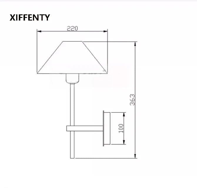 American Living Room Wall Light LED Background Wall Lamp for Room Bedroom Bedside Lamp Interior Decoration Lamps