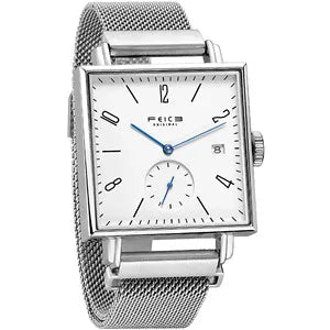 FEICE Watch for Men Luxury Simple Small Square Automatic Mechanical Watch Student Christmas Gifts Waterproof Sports Watch FM301