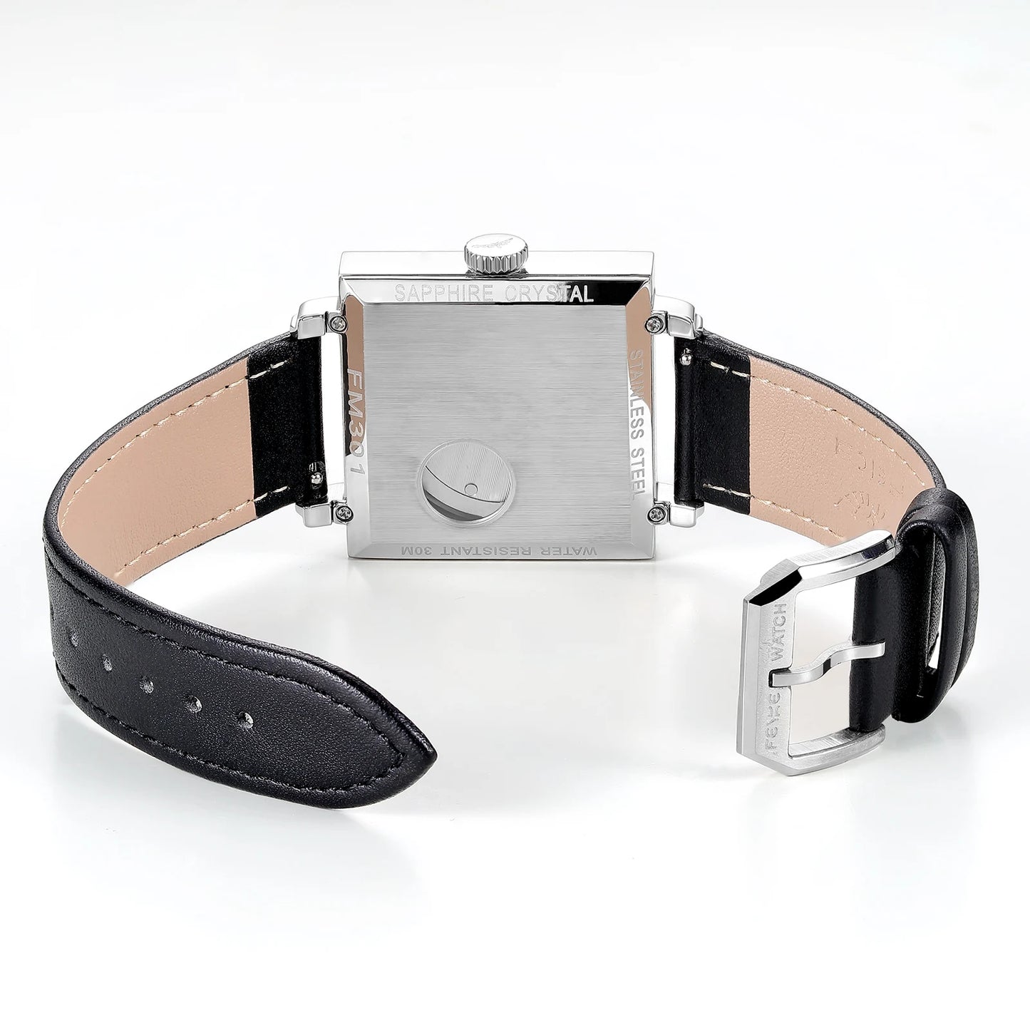 FEICE Watch for Men Luxury Simple Small Square Automatic Mechanical Watch Student Christmas Gifts Waterproof Sports Watch FM301