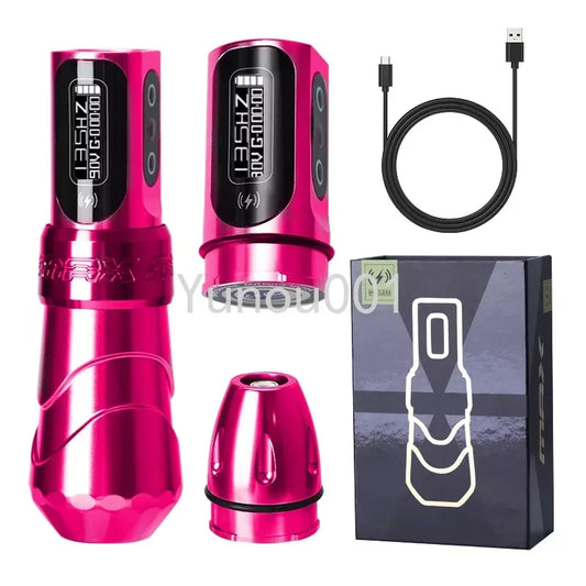 FK Iron Flux Max New Popular Professional Wireless Rotating Tattoo Machine Pen 3.5mm, 4.0mm, 4.6mm Stroke Art Home Page
