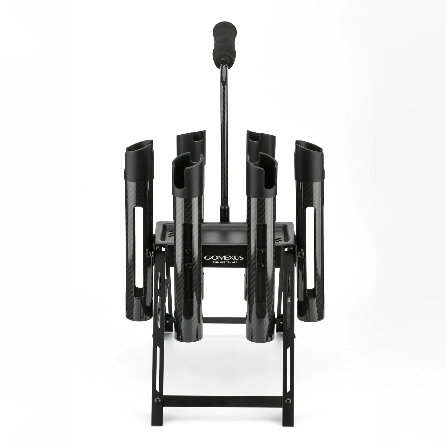 Gomexus Rod  Holder stand P6 for area Trout made of carbon lightweight Holds 6 rods foldable