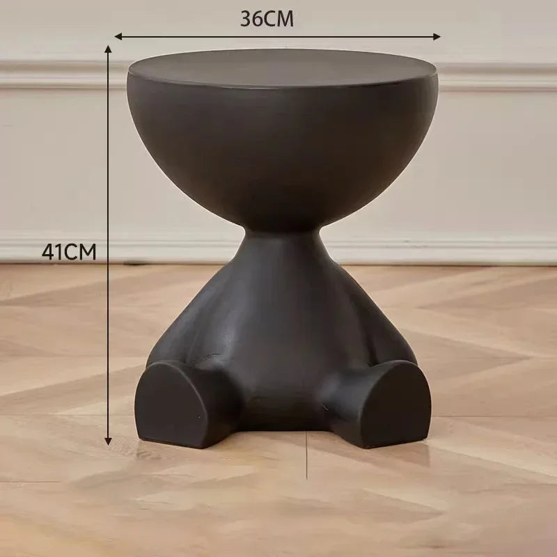 Minimalist Movable Sofa Side coffee Table Small Living Room Small Spaces Bedroom Creative tea Table Innovative tatami end table