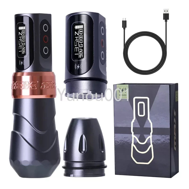 FK Iron Flux Max New Popular Professional Wireless Rotating Tattoo Machine Pen 3.5mm, 4.0mm, 4.6mm Stroke Art Home Page