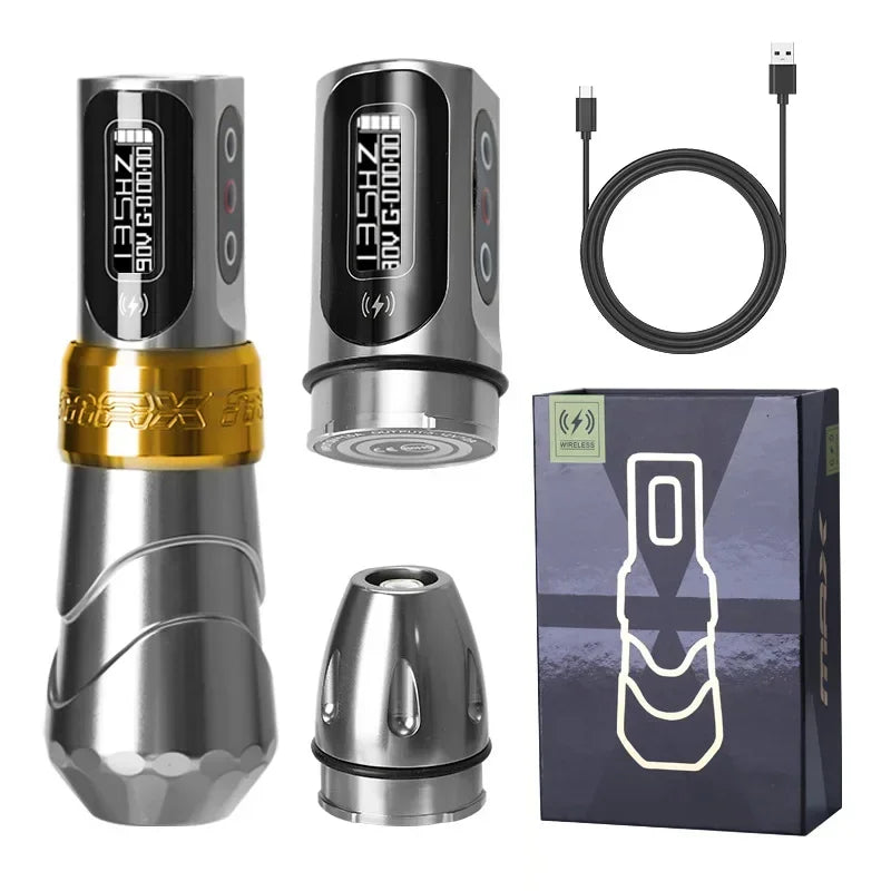 FK Iron Flux Max New Popular Professional Wireless Rotating Tattoo Machine Pen 3.5mm, 4.0mm, 4.6mm Stroke Art Home Page