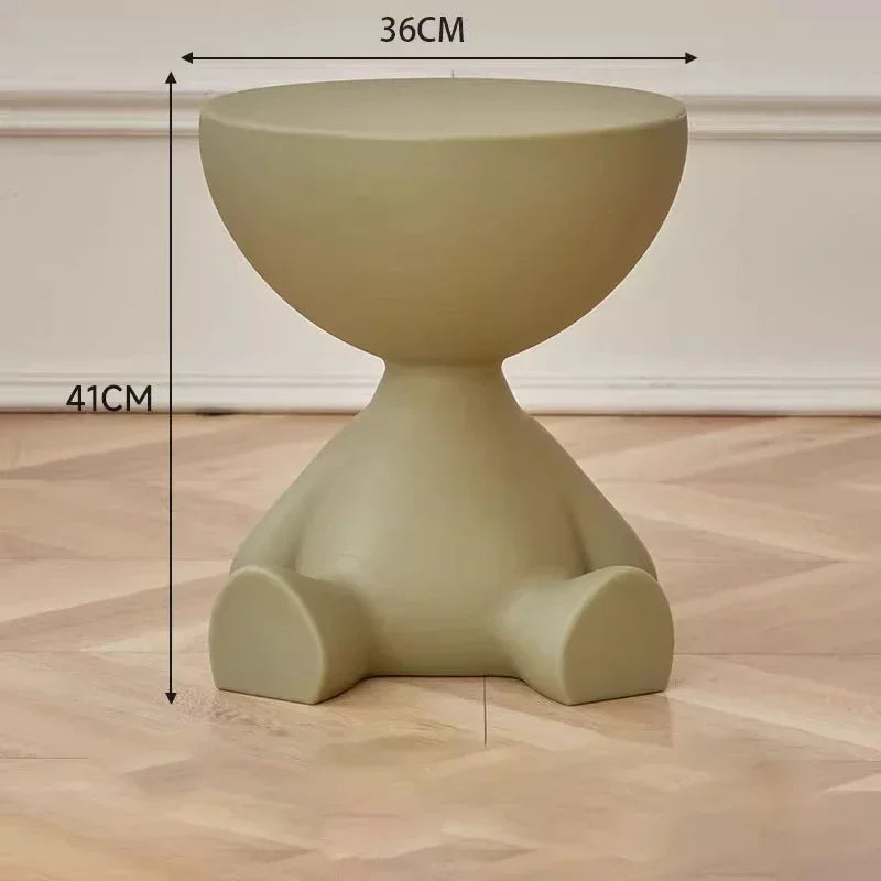 Minimalist Movable Sofa Side coffee Table Small Living Room Small Spaces Bedroom Creative tea Table Innovative tatami end table