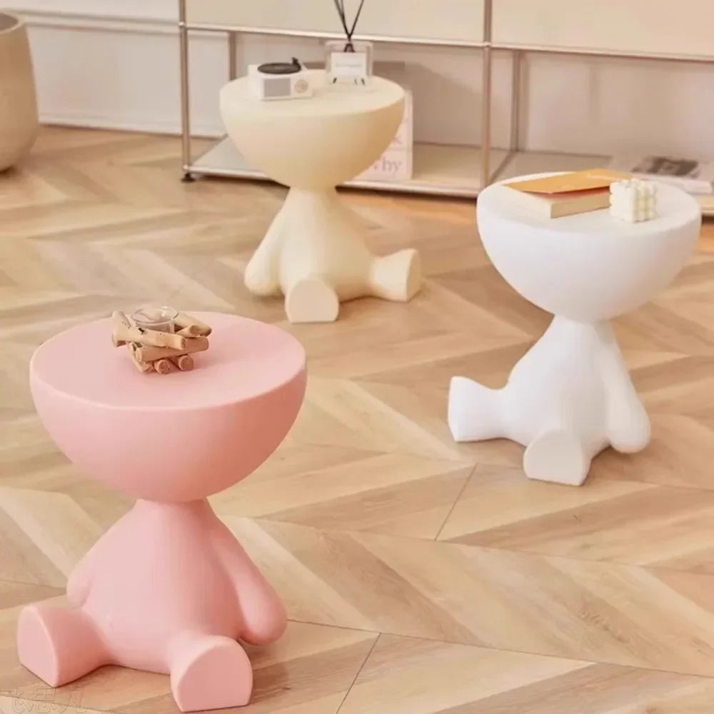 Minimalist Movable Sofa Side coffee Table Small Living Room Small Spaces Bedroom Creative tea Table Innovative tatami end table