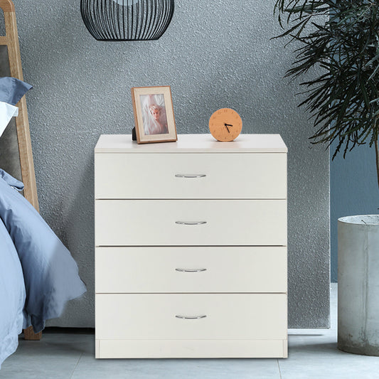 Modern Simple 3-Drawer Table Nightstand Dresser Black