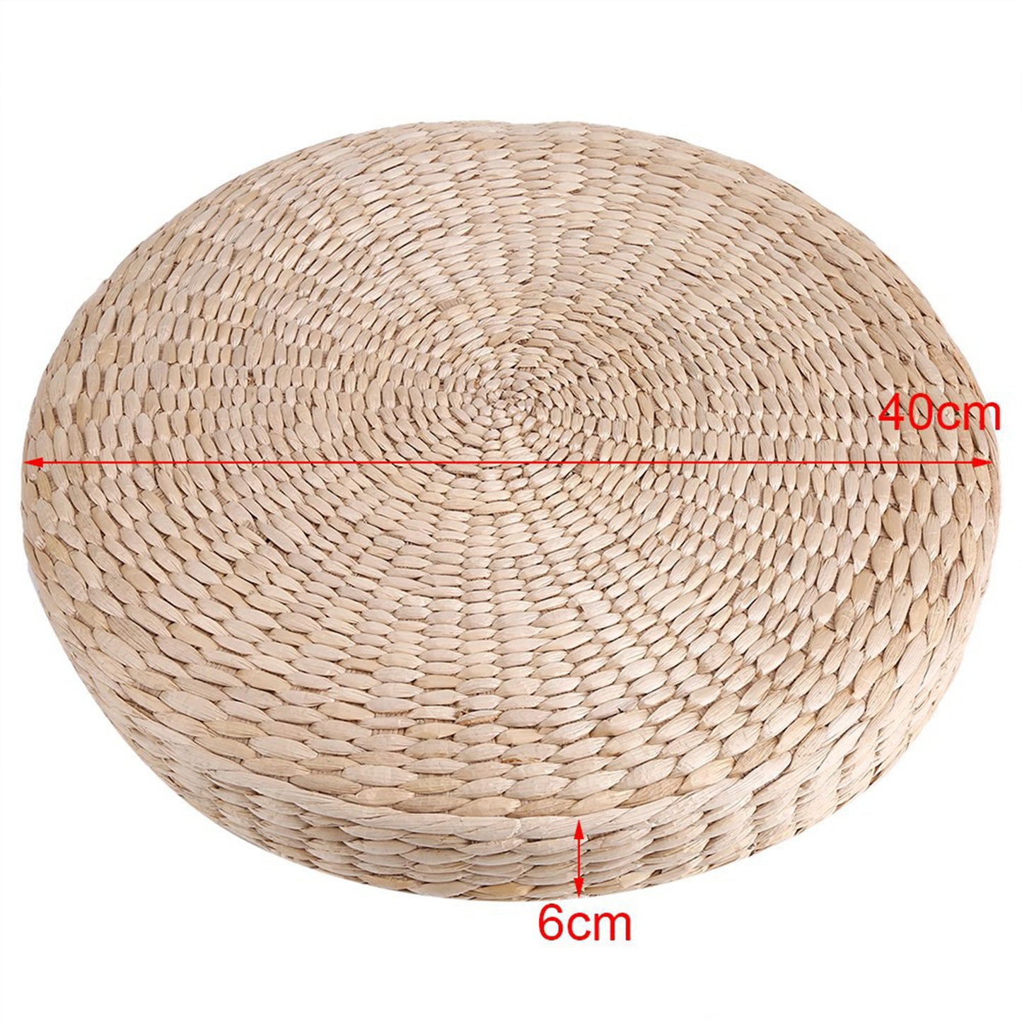 Round futon tatami cushion floor mat straw meditation soft mat