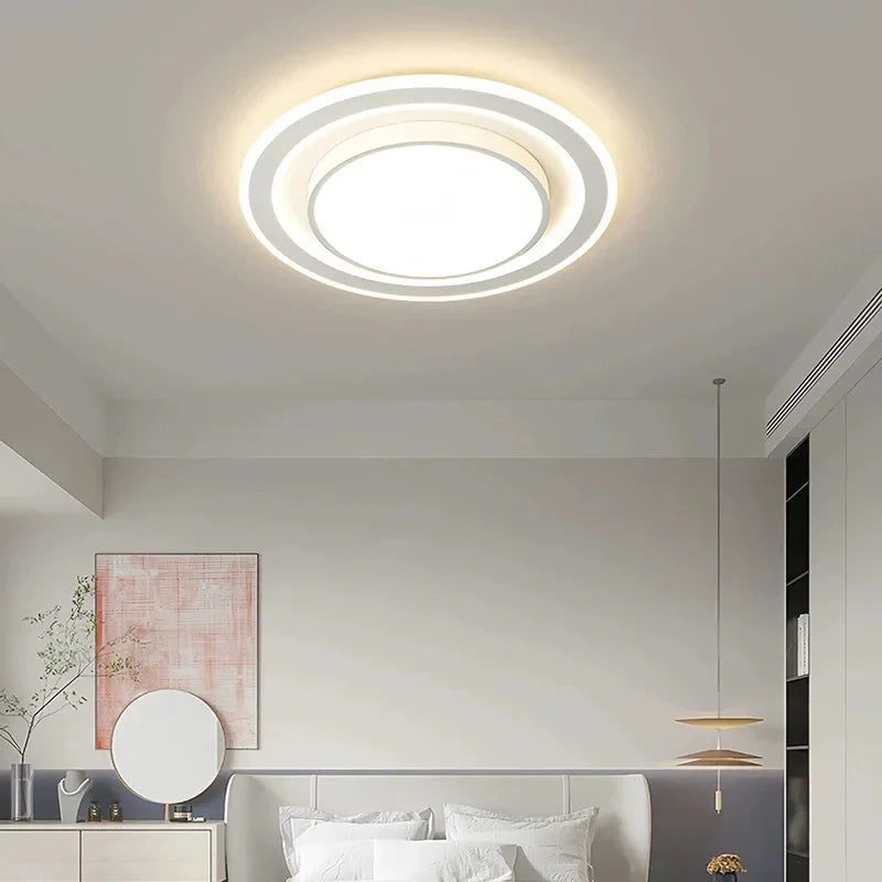 Modern LED Ceiling Lamp Living Dining Room Ceiling Lights with Remote Control Dimmable Bedroom Study Home Decor Lighting Fixture