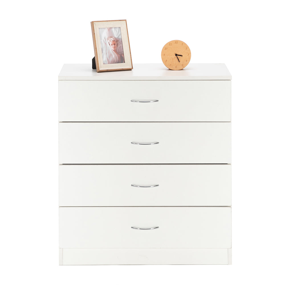 Modern Simple 3-Drawer Table Nightstand Dresser Black