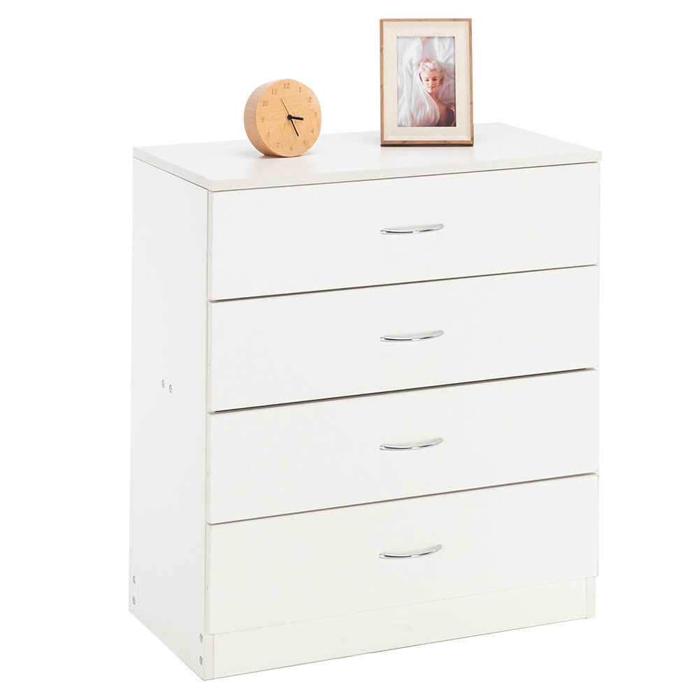 Modern Simple 3-Drawer Table Nightstand Dresser Black
