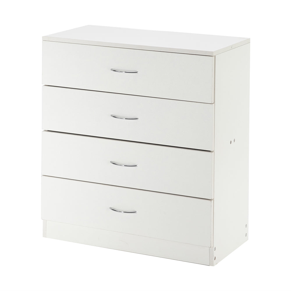 Modern Simple 3-Drawer Table Nightstand Dresser Black