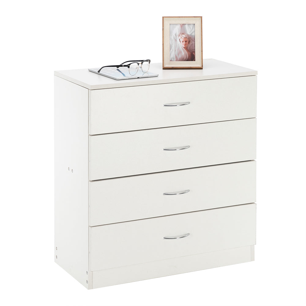 Modern Simple 3-Drawer Table Nightstand Dresser Black